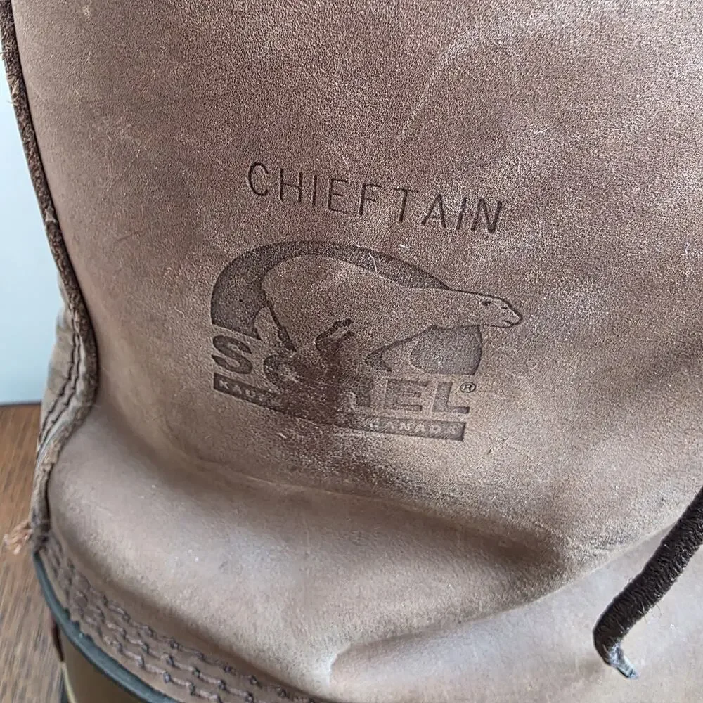 VTG Sorel‎ Chieftain Heavy Duty Insulated Snow Boots Made In Canada Men's 9